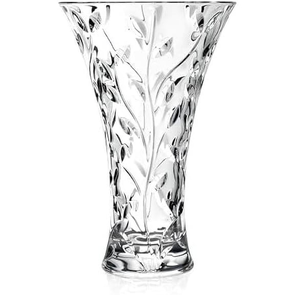 Crystal Laurus Vase 11"-Made In Italy$$Home Decor, Kitchen, & Other