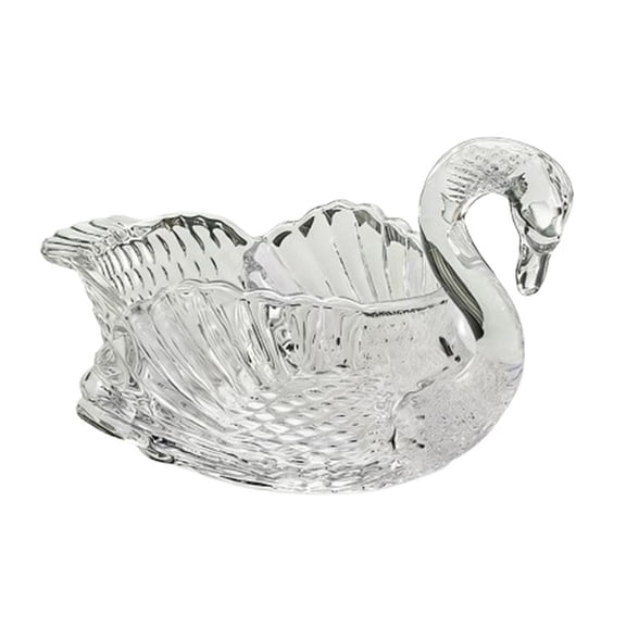 Crystal Leaf Bowl Decorative Centerpiece – Large Lead-Free Crystal Candy Dish, Fruit Bowl & Flower Vase for Table Decor, Living Room Accent, Holiday Gift,C