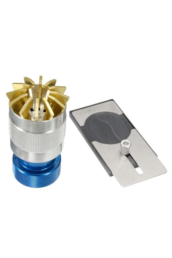 Crystal Lift Glass Watch Opener Remove watch glass platform Blue