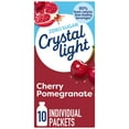 thumbnail image 1 of Crystal Light Drink Mix, 10 Packets, for Convenient On-the-Go Flavorful Hydration, Cherry Pomegranate natural flavor with other natural flavor, Zero Sugar, 1.1 oz, 1 of 10