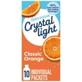 thumbnail image 1 of Crystal Light Drink Mix, 10 Packets, for Convenient On-the-Go Flavorful Hydration, Classic Orange Natural Flavor, Zero Sugar, 1.3 oz, 1 of 10