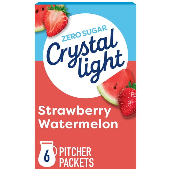 Lit Hydrations (2 pack) Crystal Light Drink Mix, 6 Pitcher Packets, for Flavorful ...