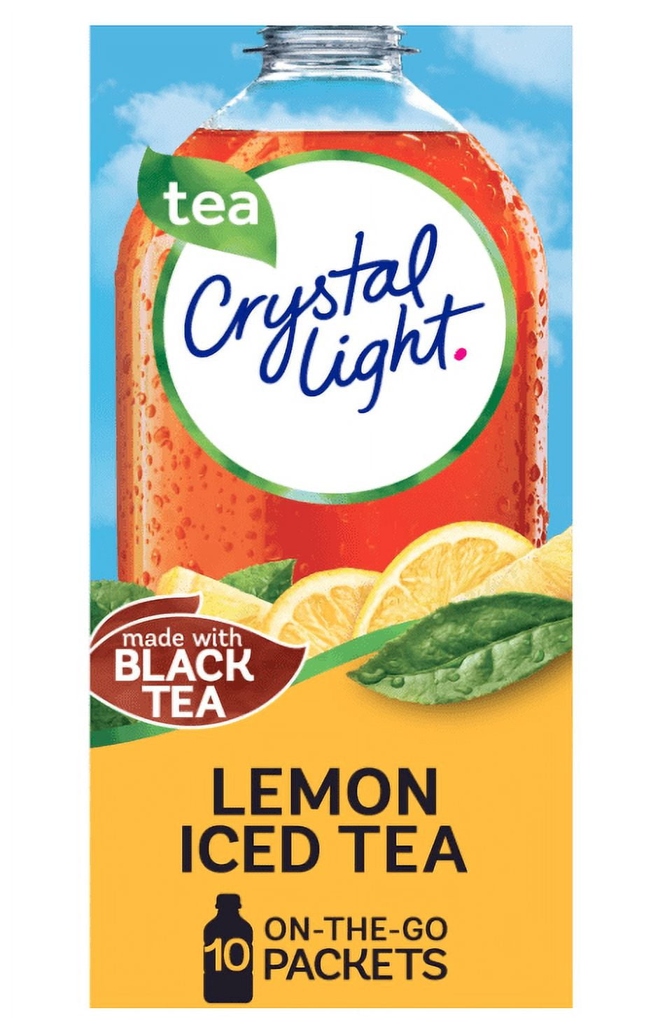 Crystal Light Sugar-Free Instant Drink Mix, Lemon Iced Tea, On The Go ...