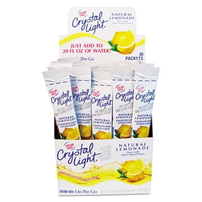 Crystal Light Flavored Drink Mix, Lemonade, 30 .17oz Packets/box GEN00796 KRAFT