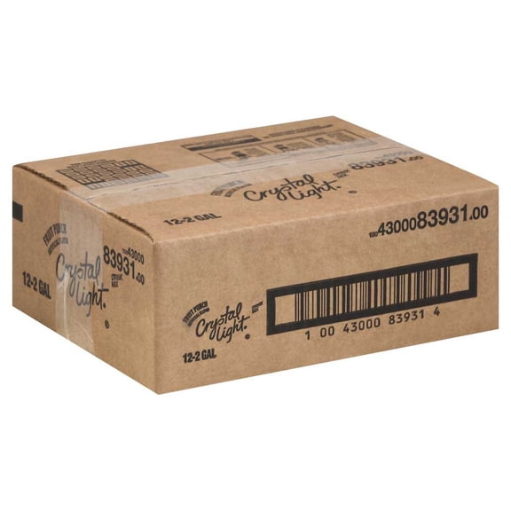 Crystal Light Fruit Punch 12 Envelopes Per Case - Each Makes 2 Gallons