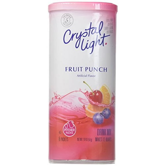 Crystal Light Fruit Punch Drink Mix (Pack of 48)