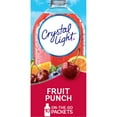 thumbnail image 1 of Crystal Light Fruit Punch Sugar Free Drink Mix Singles Caffeine Free, 10 ct On-the-Go-Packets, 1 of 5