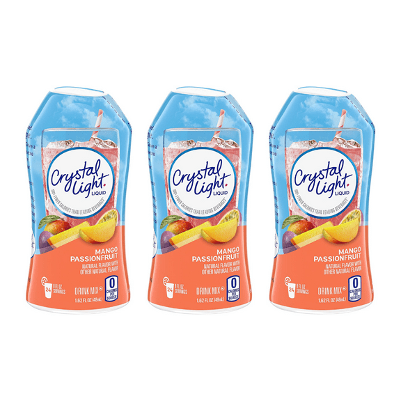 Crystal Light Liquid Drink Mix, Mango Passionfruit, 1.62 OZ (Pack of 3)