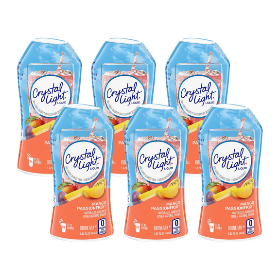 Crystal Light Liquid Drink Mix, Mango Passionfruit, 1.62 OZ (Pack of 6)