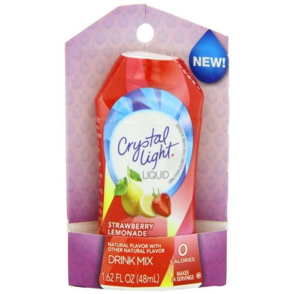Crystal Light Liquid Drink Mix, Strawberry Lemonade (Pack of 20)
