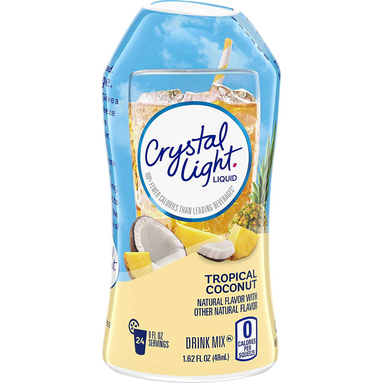 Crystal Light Liquid Drink Mix, Tropical Coconut, 1.62 OZ (Pack of 3)