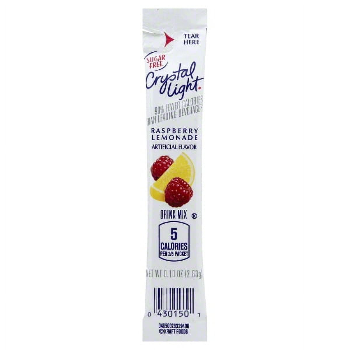 Crystal Light On-The-Go Raspberry Lemonade Mix Sticks - 0.16 oz - Stick - 30 / Box