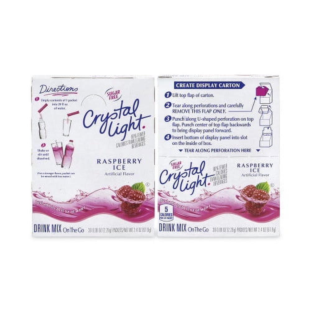 On-The-Go Sugar-Free Drink Mix, Raspberry Ice, 0.08 oz Single-Serving Tube, 30/Pk, 2 Packs/Carton, Ships in 1-3 Business Days On-The-Go Sugar-Free Drink Mix, Raspberry Ice, 0.08 oz Single-Serving Tube, 30/Pk, 2 Packs/Carton, Ships in 1-3 Business Days