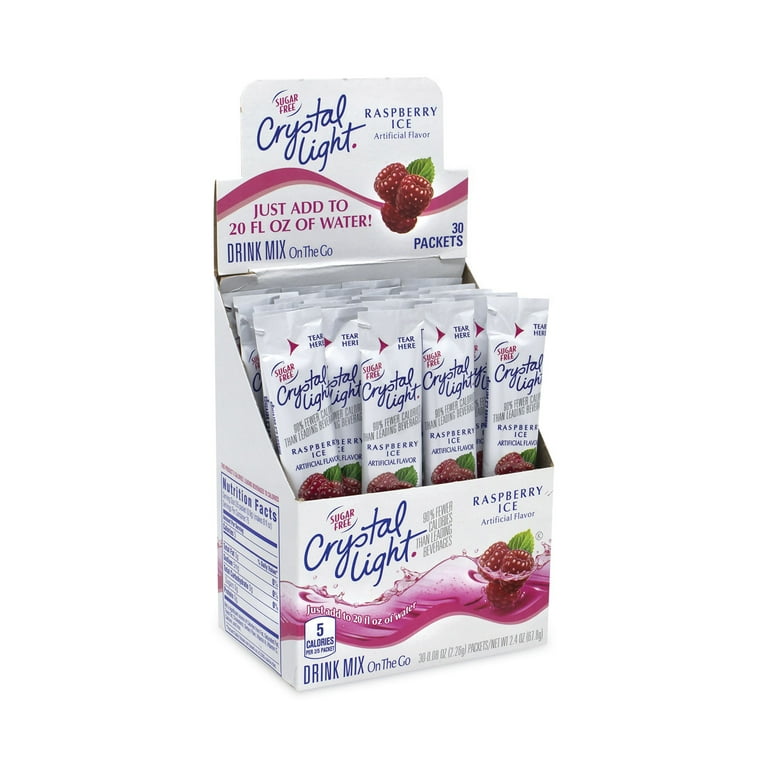 On-The-Go Sugar-Free Drink Mix, Raspberry Ice, 0.08 oz Single-Serving Tube, 30/Pk, 2 Packs/Carton, Ships in 1-3 Business Days On-The-Go Sugar-Free Drink Mix, Raspberry Ice, 0.08 oz Single-Serving Tube, 30/Pk, 2 Packs/Carton, Ships in 1-3 Business Days