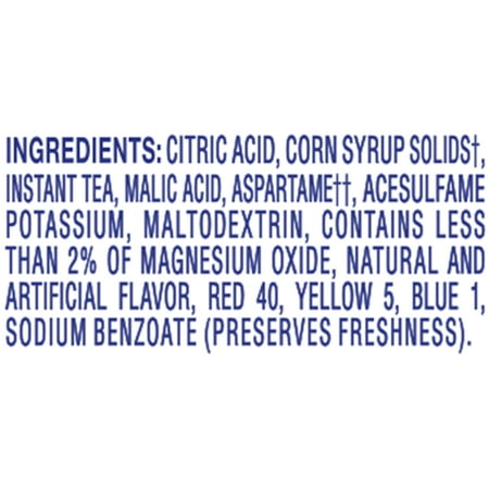 Crystal Light Peach Iced Tea Artificially Flavored Powdered Drink Mix, 4 ct Pitcher Packets