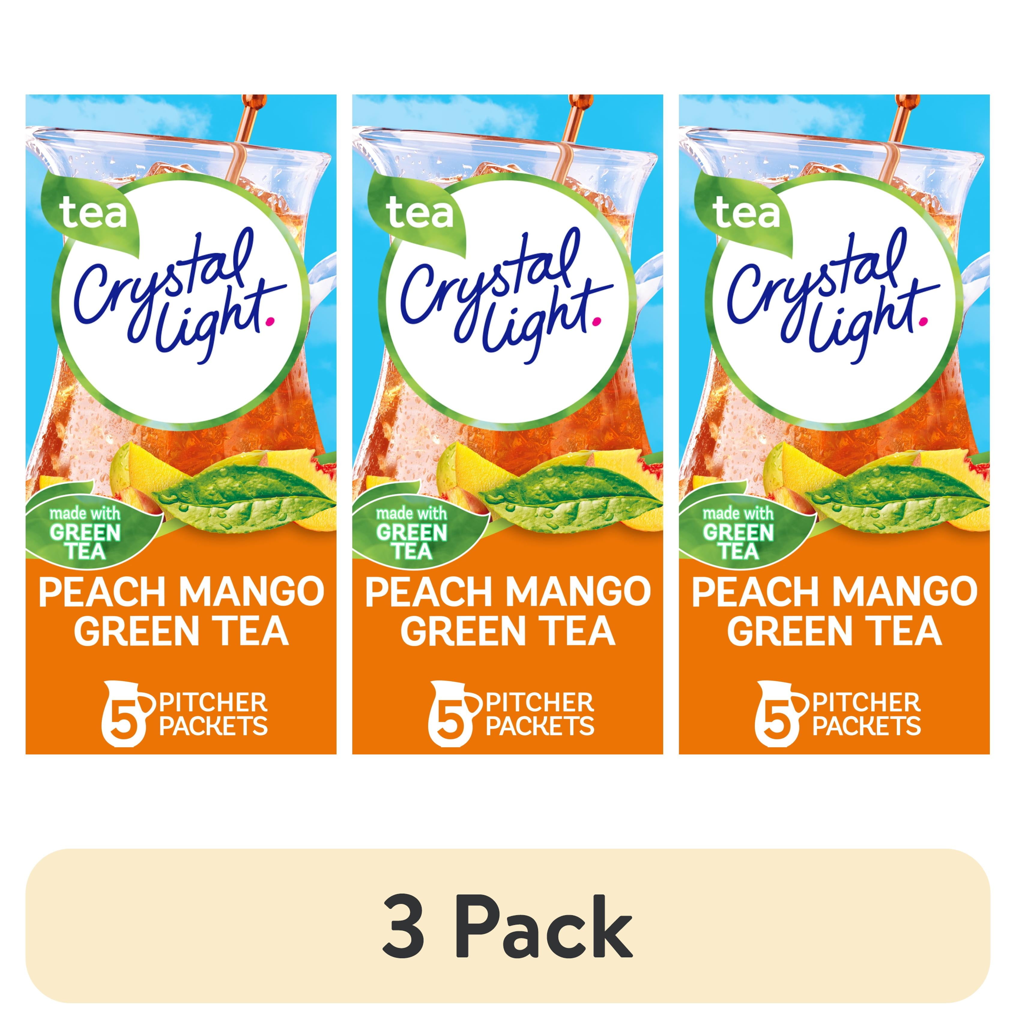 Crystal Light Peach Mango Green Tea, Sugar-Free Drink Mix