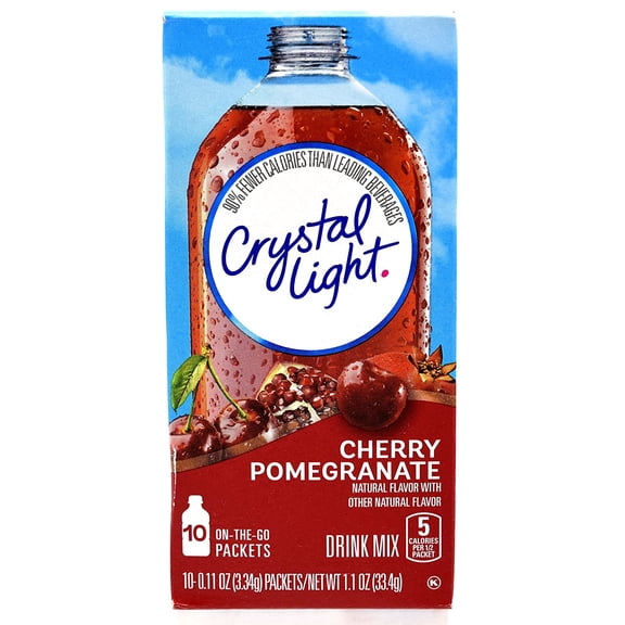 Crystal Light Pitcher Packets, Cherry Pomegranate, 2.2 OZ (Pack of 4)