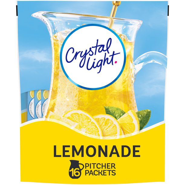 Crystal Light Pitcher Packets, Lemonade, 16 CT (Pack of 1)