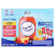 Crystal Light Powdered Drink Mix Variety Pack, 60 ct.