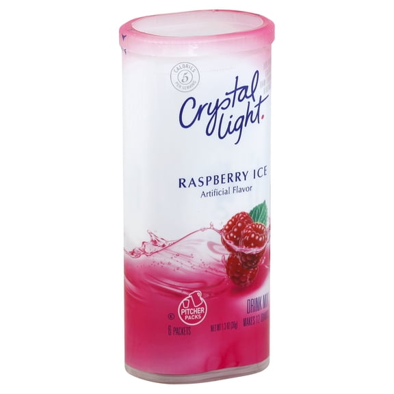 Crystal Light Raspberry Ice, 1.3 oz - Case of 12