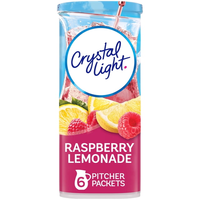 Crystal Raspberry Lemonade Crystal Light Raspberry Lemonade Artificially Flavored Powdered Drink ...