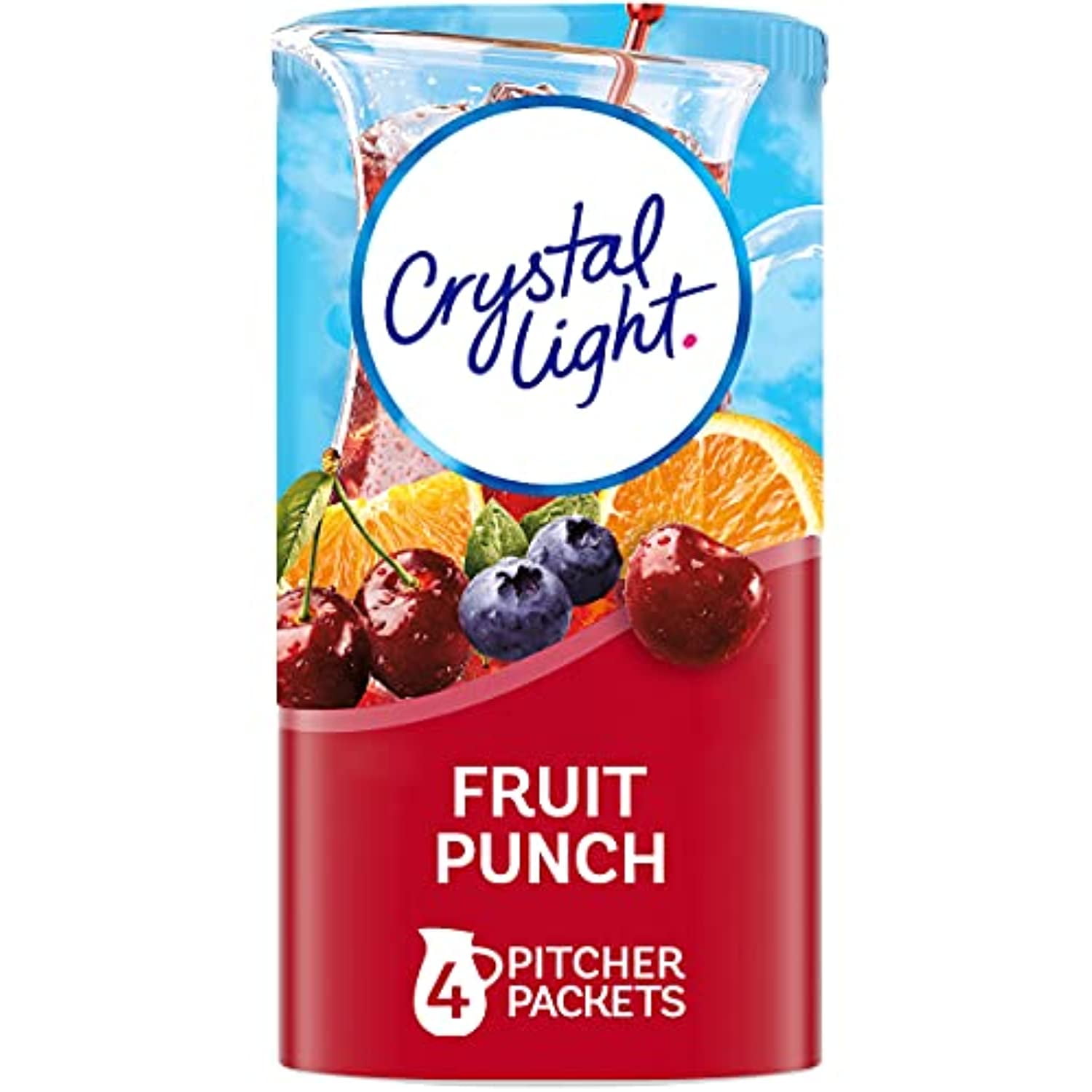 Crystal Light SugarFree Fruit Punch Low Calories Powdered Drink Mix 48
