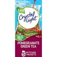 thumbnail image 1 of Crystal Light Sugar-Free Pomegranate Green Tea Naturally Flavored Powdered Drink Mix 5 Count Pitcher Packets, 1 of 11