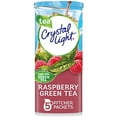 thumbnail image 1 of Crystal Light Sugar-Free Raspberry Green Tea Naturally Flavored Powdered Drink Mix 5 Count Pitcher Packets, 1 of 3