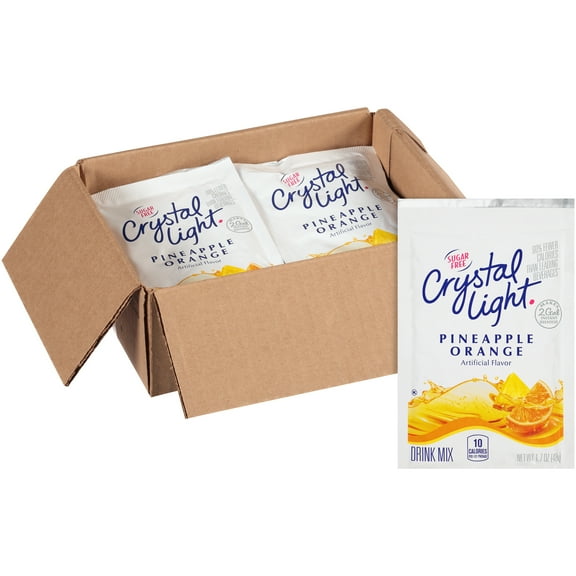 Crystal Light Sugar Free Strawberry Kiwi Powdered Beverage Mix, 12 ct Casepack, 1.7 oz Pouches