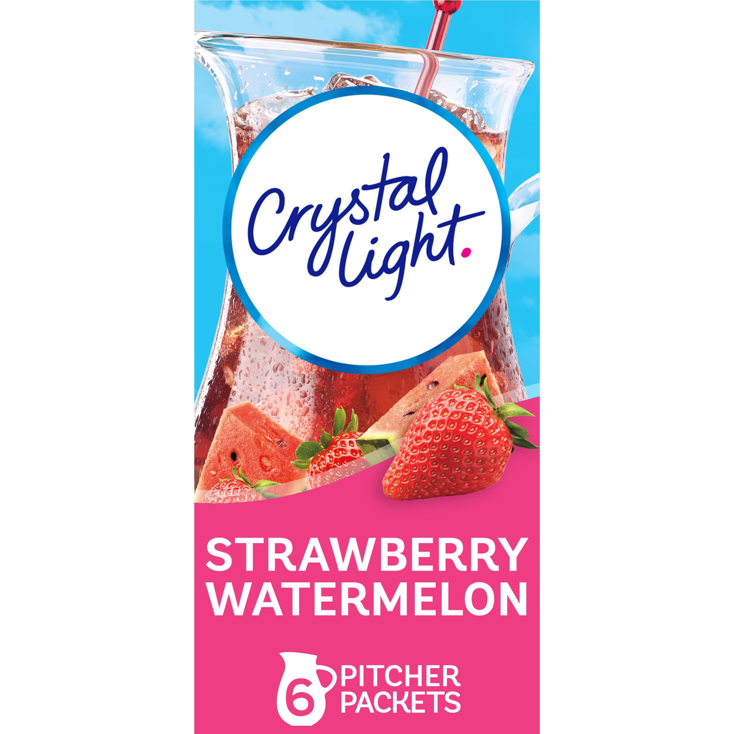 Crystal Light SugarFree Strawberry Watermelon Low Calories Powdered