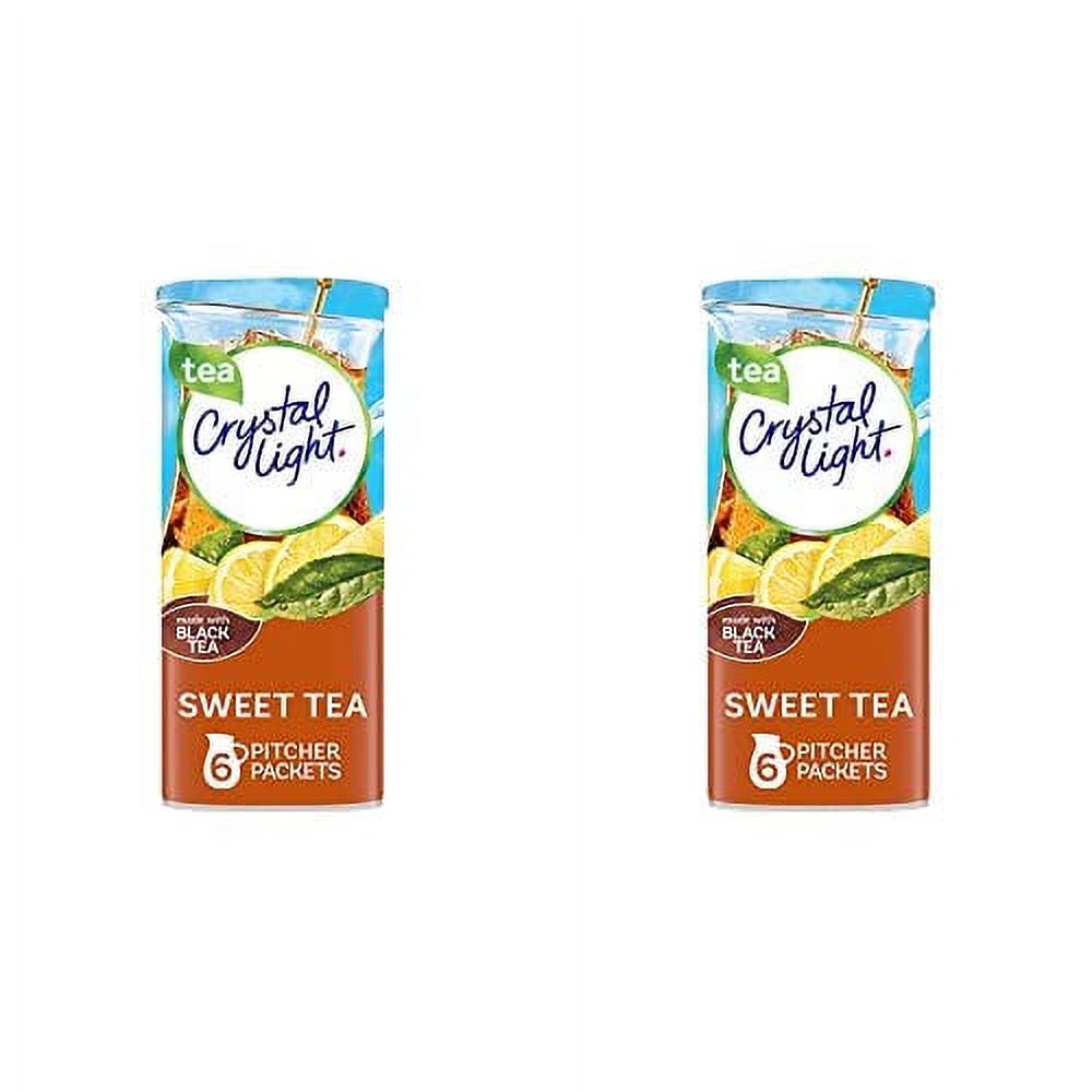 Crystal Light Sweet Tea Drink Mix, 1 count (Pack of 2) (contains 6