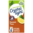 thumbnail image 1 of Crystal Light Drink Mix, 6 Pitcher Packets, for Flavorful Hydration and Shareable Refreshment, Sweet Tea Natural Flavor, Made with Black Tea, 1.56 oz, 1 of 10