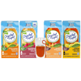 thumbnail image 1 of Crystal Light Tea Variety Pack Peach Iced Tea, Lemon Iced Tea, Raspberry Green Tea and Peach Mango Green Tea 1 Box Each (4 Pack) Powdered Drink Mix 40 Total Packets Bundle with Drink Pouch and Straw, 1 of 5