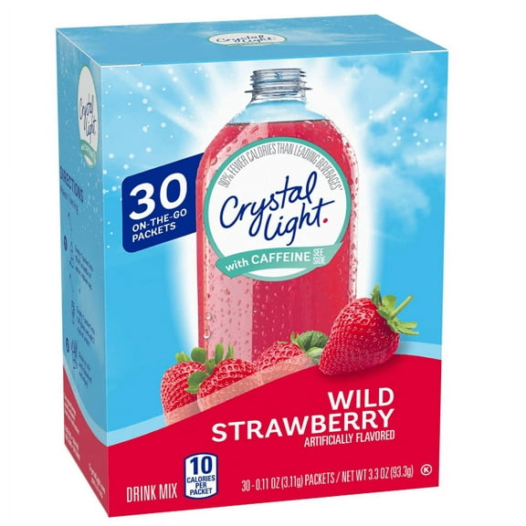 Crystal Light Wild Strawberry 30 Packets, 3.3 Oz. (Pack of 1)