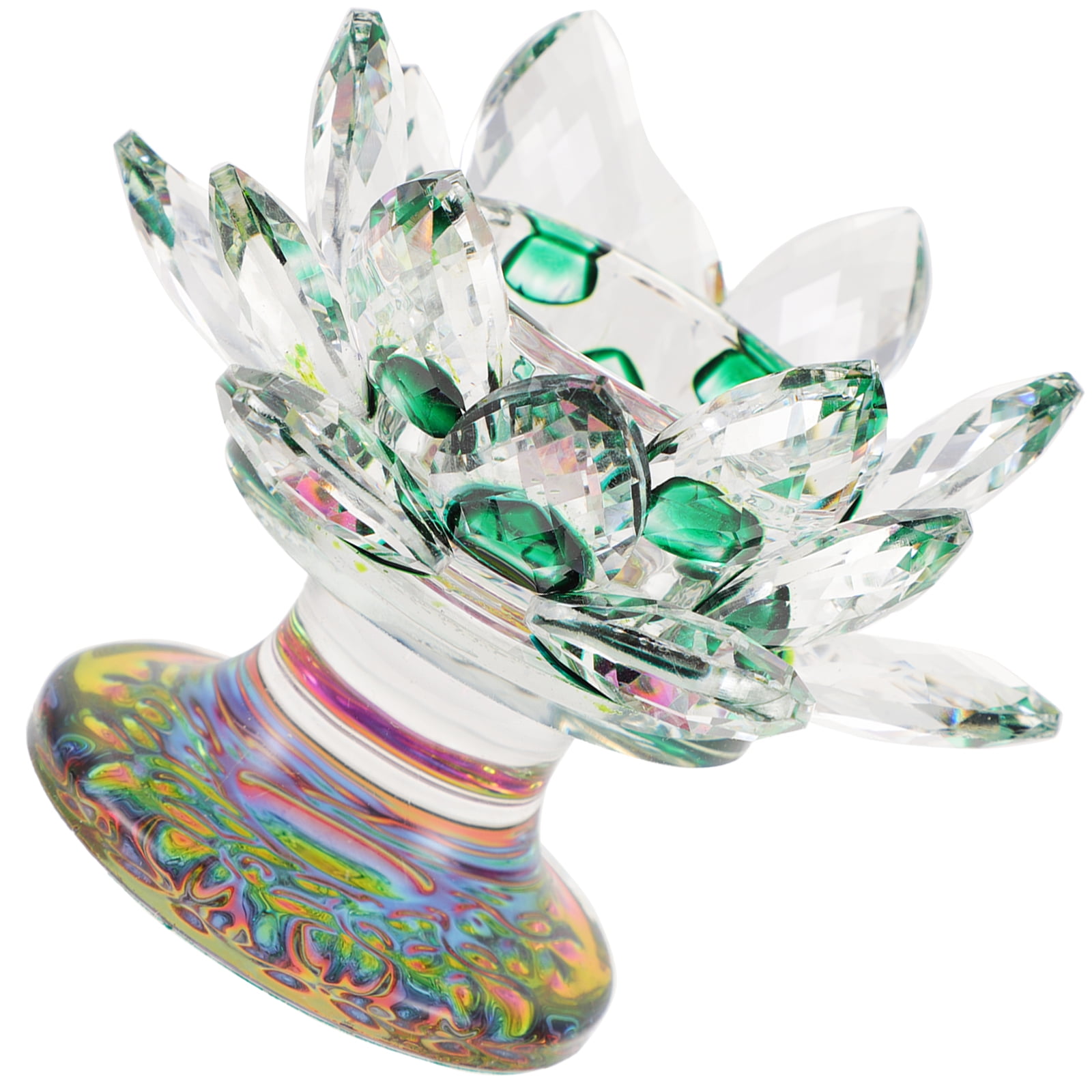 Crystal Lotus Candle Holder Lotus Flower Tealight Holder Lotus Petals