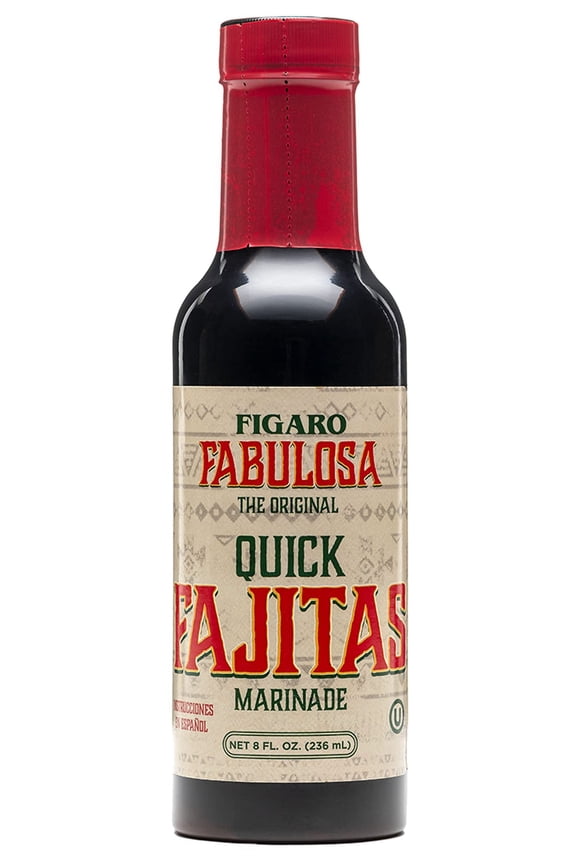 Crystal Louisiana's Fabulosa Fajitas Marinade, HYZ01 8 Ounce, Natural Citrus, Garlic & Ginger for Char Boiled Flavor