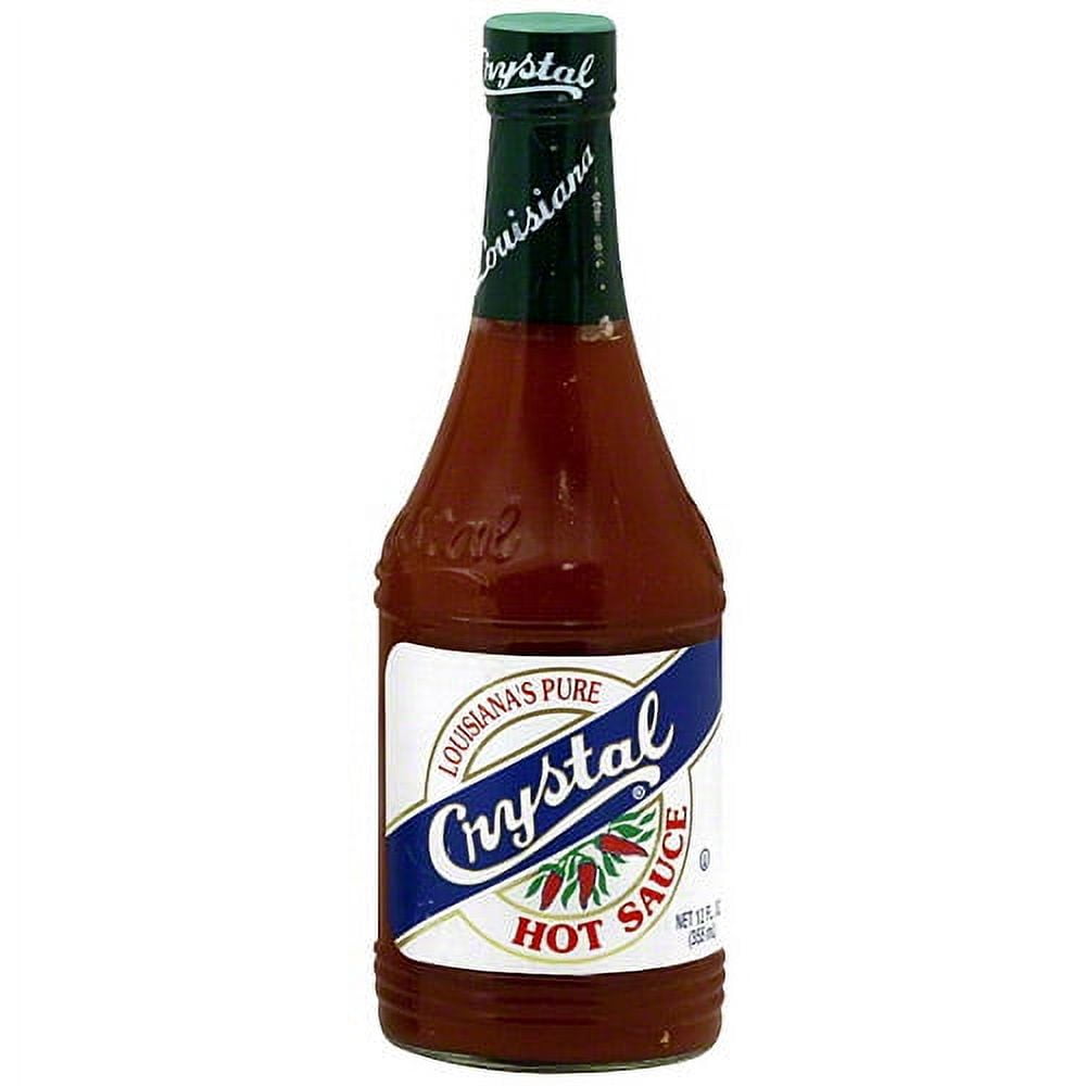 Crystal Louisiana's Pure Hot Sauce, 12 oz (Pack of 12)