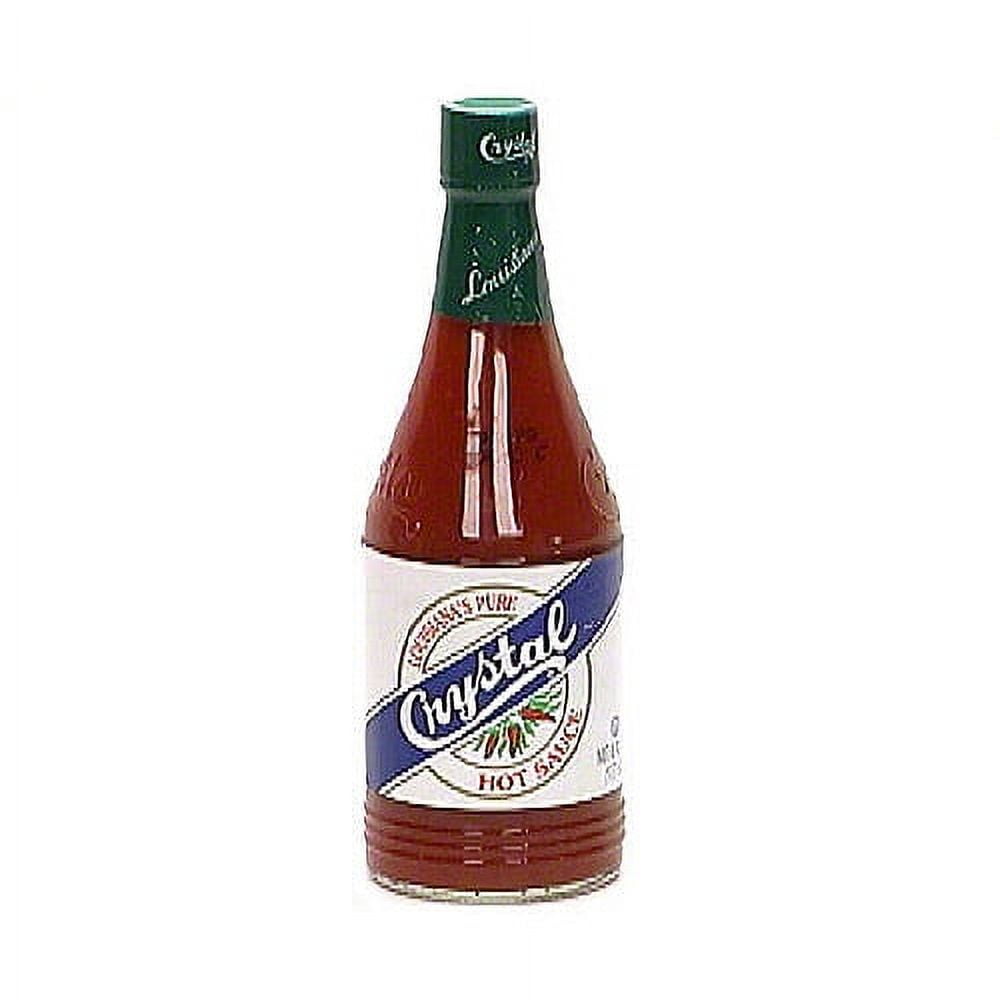 Crystal Louisiana's Pure Hot Sauce, 6 oz (Pack of 12)