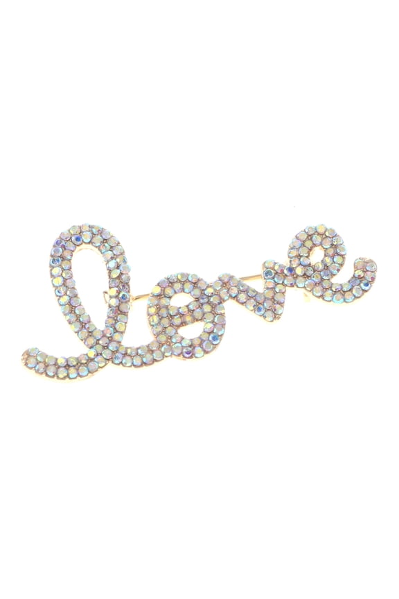 Crystal Love Brooch