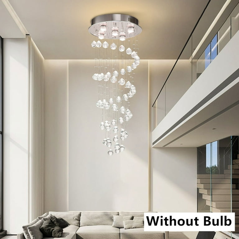 Modern Luxurious Crystal Chandelier LED Ceiling Lamp  Ceiling lights  living room, Ceiling lamp, Living room ceiling