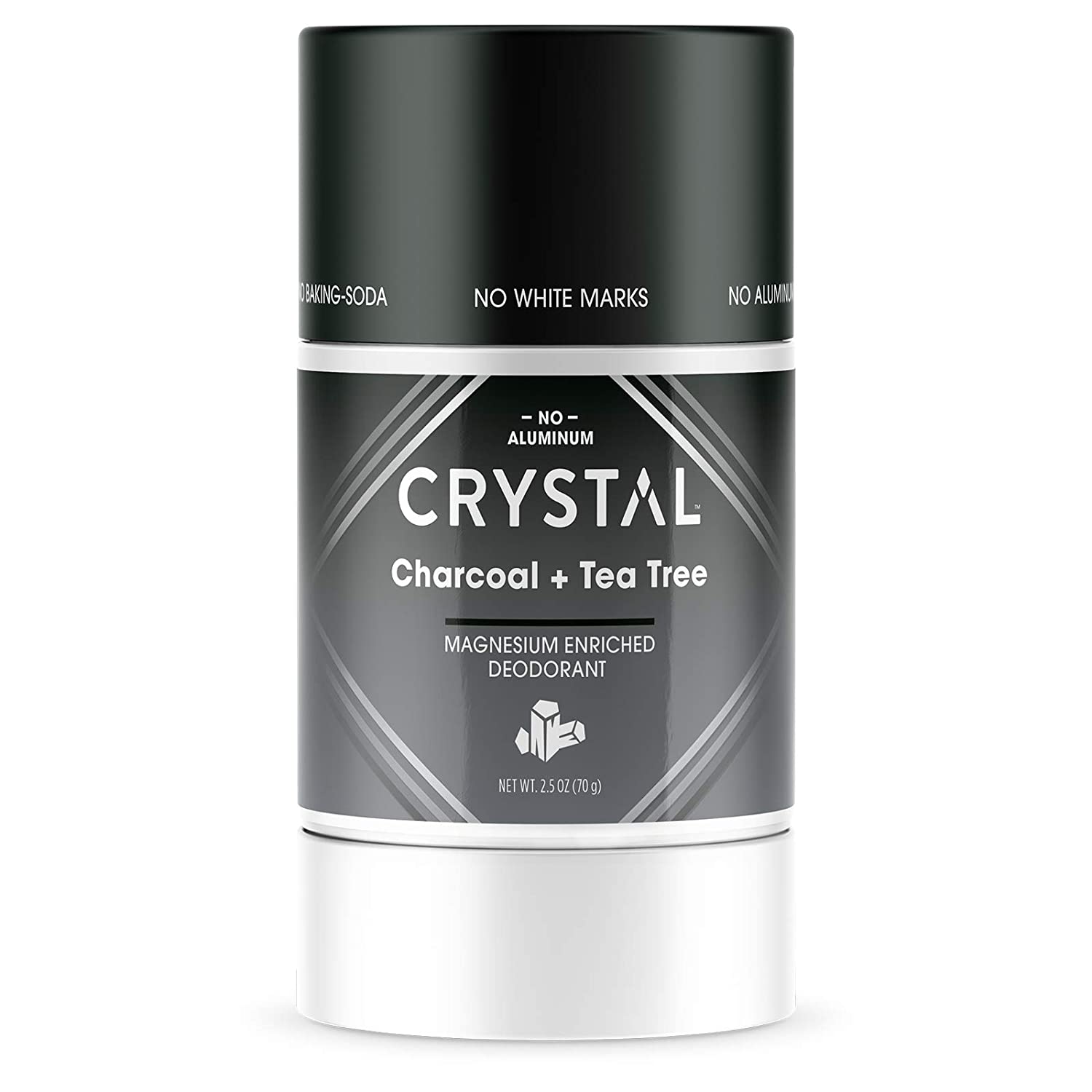 Crystal Magnesium Solid Stick Natural Deodorant, NonIrritating