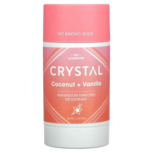 Crystal Magnesium Solid Stick Natural Deodorant, NonIrritating