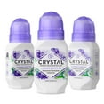 Crystal Mineral Deodorant RollOn Lavender & White Tea, Paraben Free, 2