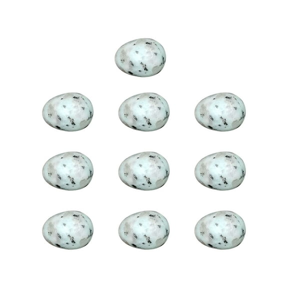 Crystal Mini Eggs under $5! Yrmaups Crystal Agate Stone Bird Eggs for Easter Decoration, Polished Mini Gemstone Eggs Set, Natural Stone Decor for Home, Gift and Collection