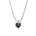 thumbnail image 1 of Crystal Mini Heart Memorial Cremation Jewelry Urn Ashes Holder Necklace (Black - Purple), 1 of 4