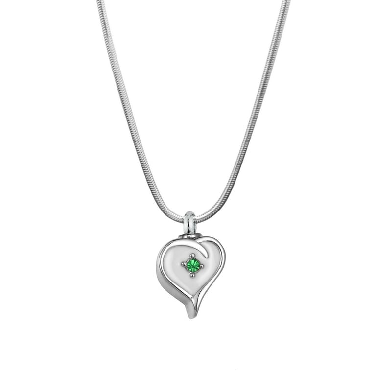 White gold shop cremation jewelry