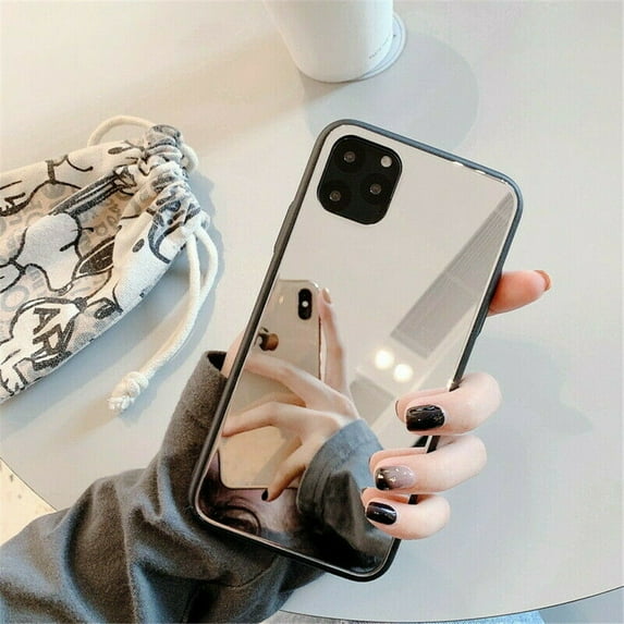 Crystal Mirror Plating iPhone 13 Mini Case Soft Flexible TPU Shockproof and Scratch Resistant Protection Cover