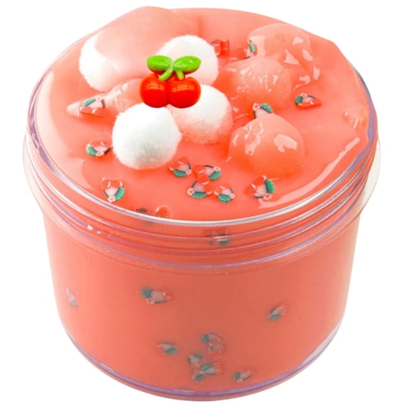 Crystal Mud Does Not Stick To Your Hands Pearl Milk Tea Slime Bubble Glue Children's Toy Set Decompression Color Mud Party Favors and Birthday Gift