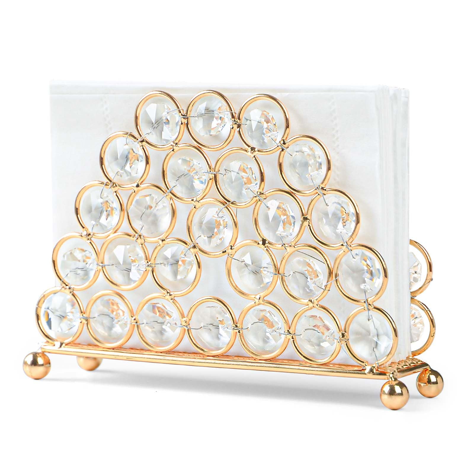 Crystal Napkin Holders,Elegant Napkin Storage Box Mail Letter Card