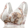 thumbnail image 1 of FHTECO Floral Bras for Older Women Breathable Mesh T-Shirt No Wire Bra for Women Soft Plus Size Comfortable Bra, 1 of 8
